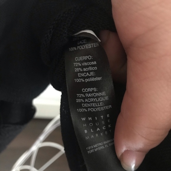 White house black market shawl blouse size S - Picture 9 of 14